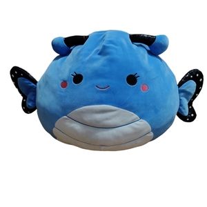Squishmallow plush blue toy Willa the butterfly soft pillow